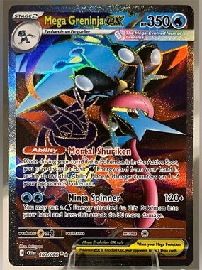 Pokémon TCG: Chaos Rising - MEGA GRENINJA EX 100/086 NM